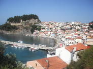 Parga (Epirus / Griechenland) - Blick zur Burg